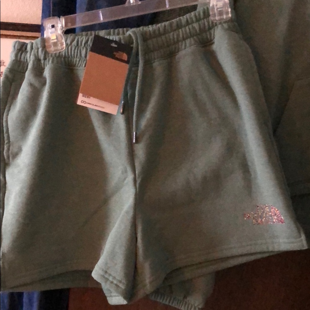 Green The North Face Shorts